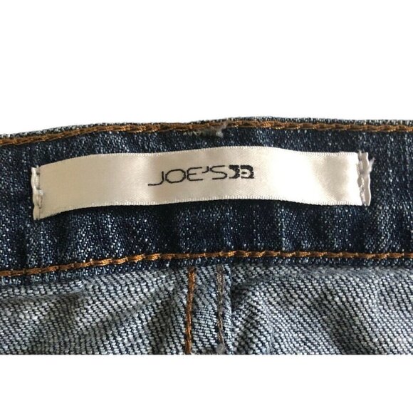 Joe's Jeans Womens Dark Wash Designer Straight Leg Jeans Size 26 Low Rise Casual - Picture 4 of 5